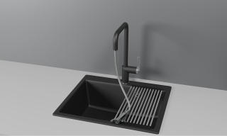 Смеситель для кухни Granula 8173, ТУРМАЛИН Турмалин